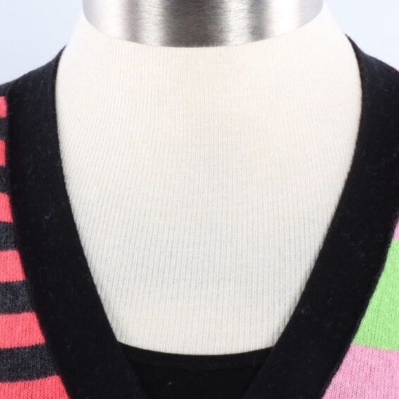 Cotton & Cashmere Mixed Stripe Cardi - Picture 6 of 11